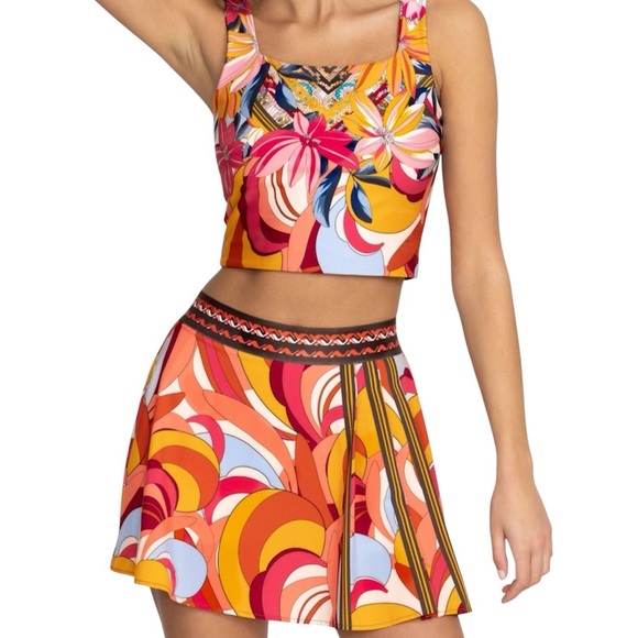Johnny Was Dresses & Skirts - Johnny Was Active Floral Tennis Skirt Size XS